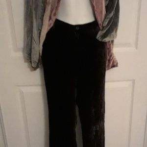 TAHARI velvet pants
